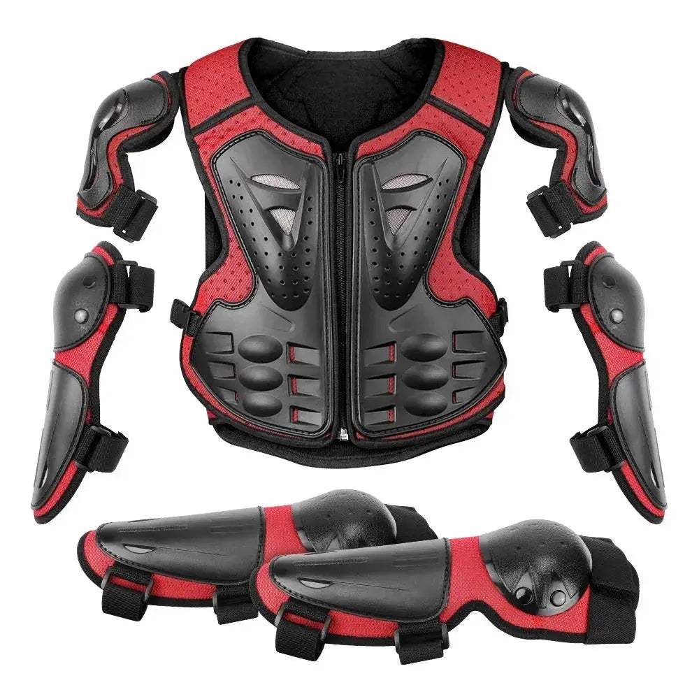 Kids Armor Vest With Back Protector For Cycling And Scooters - ToylandEU