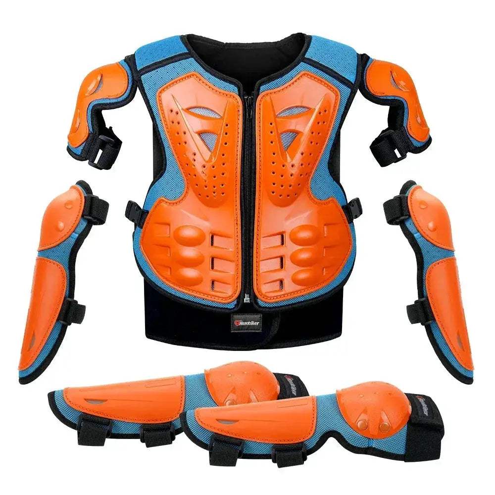 Kids Armor Vest With Back Protector For Cycling And Scooters - ToylandEU