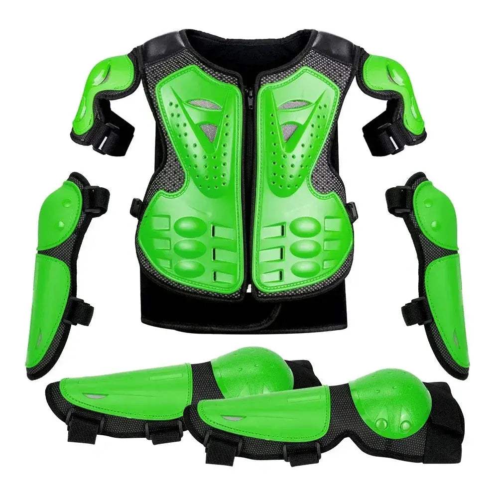 Kids Armor Vest With Back Protector For Cycling And Scooters - ToylandEU