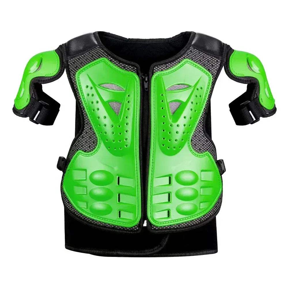 Kids Armor Vest With Back Protector For Cycling And Scooters - ToylandEU