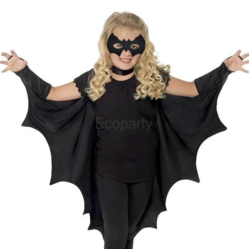  Kids Bat Costume Set - Halloween Cape & Mask for Spooky Fun -  ToylandEU™