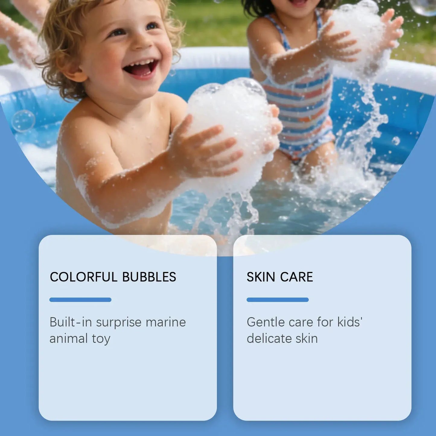  Kids Bath Bombs Gift Set Moisturizing Ocean Fragrance Safe -  ToylandEU™