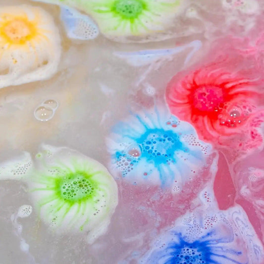  Kids Bath Bombs Rainbow Colors Nontoxic Fun -  ToylandEU™