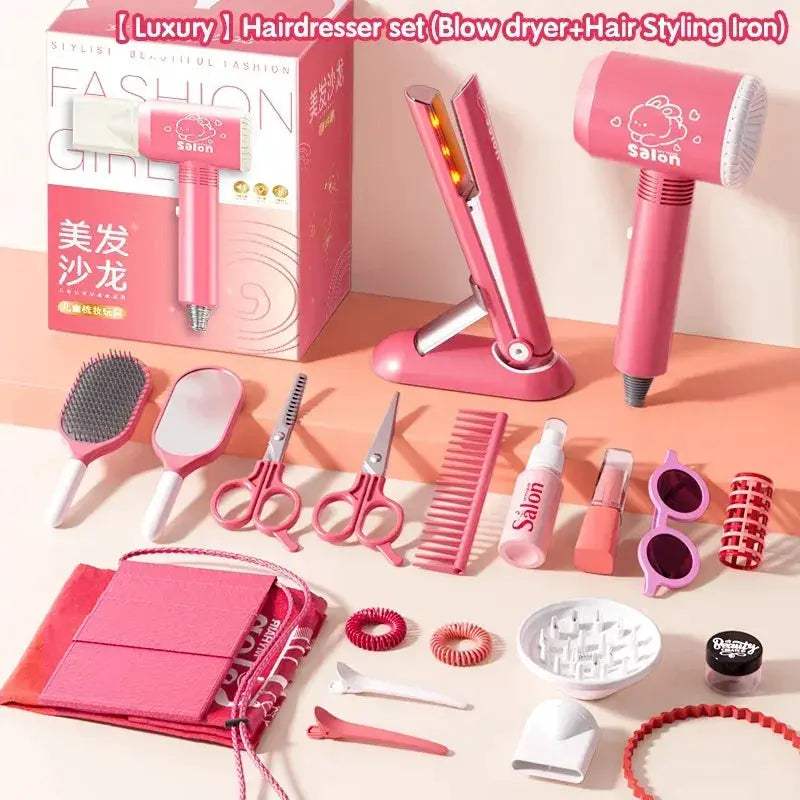 Kids Beauty Salon Set With Realistic Styling Tools - ToylandEU