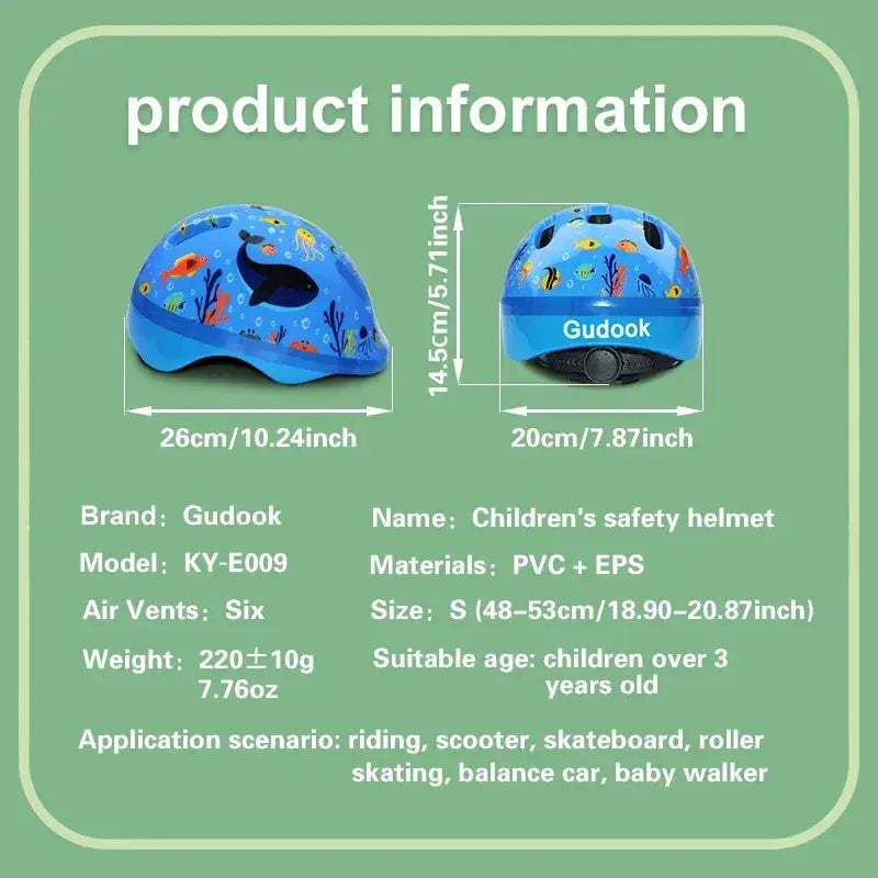 Kids Bicycle Helmet Adjustable For Ages 2-9 With Ultra Comfort - ToylandEU
