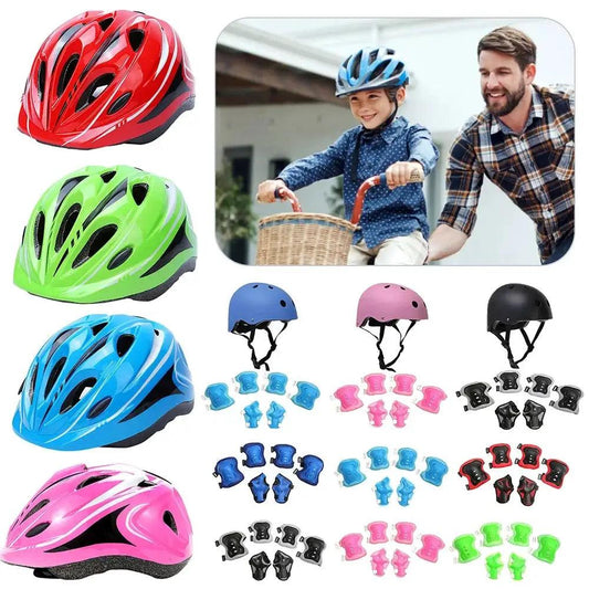  Kids Bicycle Helmet With Breathable Vents And Knee Pads -  ToylandEU™