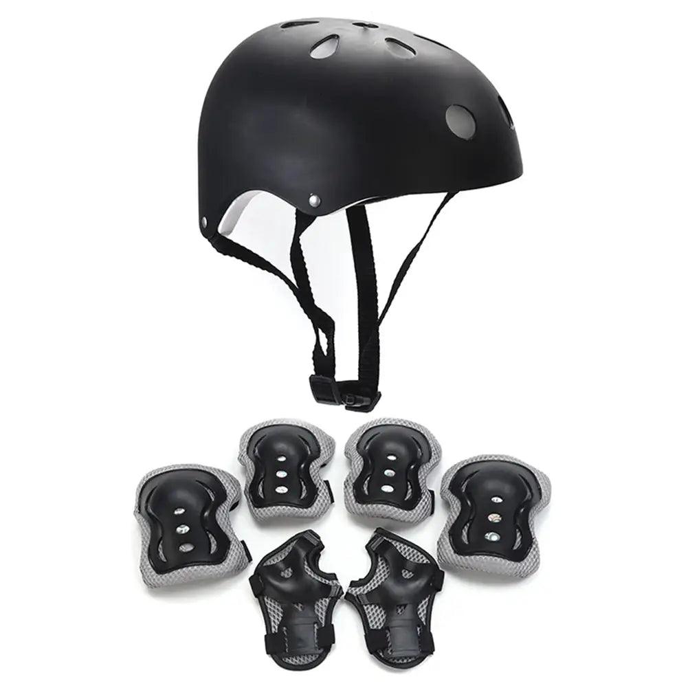  Kids Bike Helmet All In One Knee Elbow Wrist Guards -  ToylandEU™