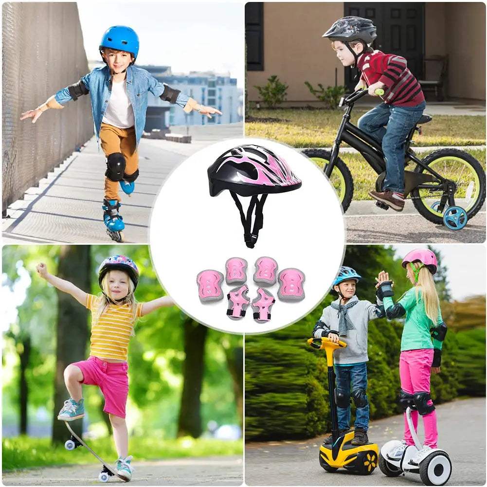Kids Bike Helmet And Protective Gear Set For Safe Riding - ToylandEU
