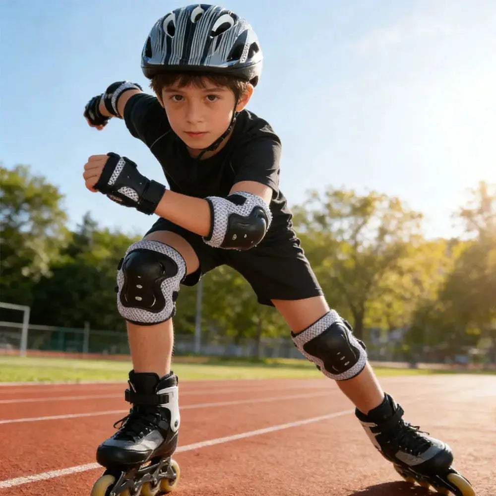 Kids Bike Helmet And Protective Gear Set With Universal Fit - ToylandEU