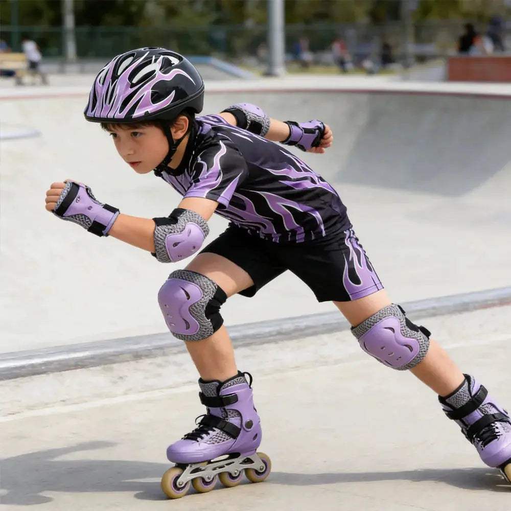 Kids Bike Helmet And Protective Gear Set With Universal Fit - ToylandEU