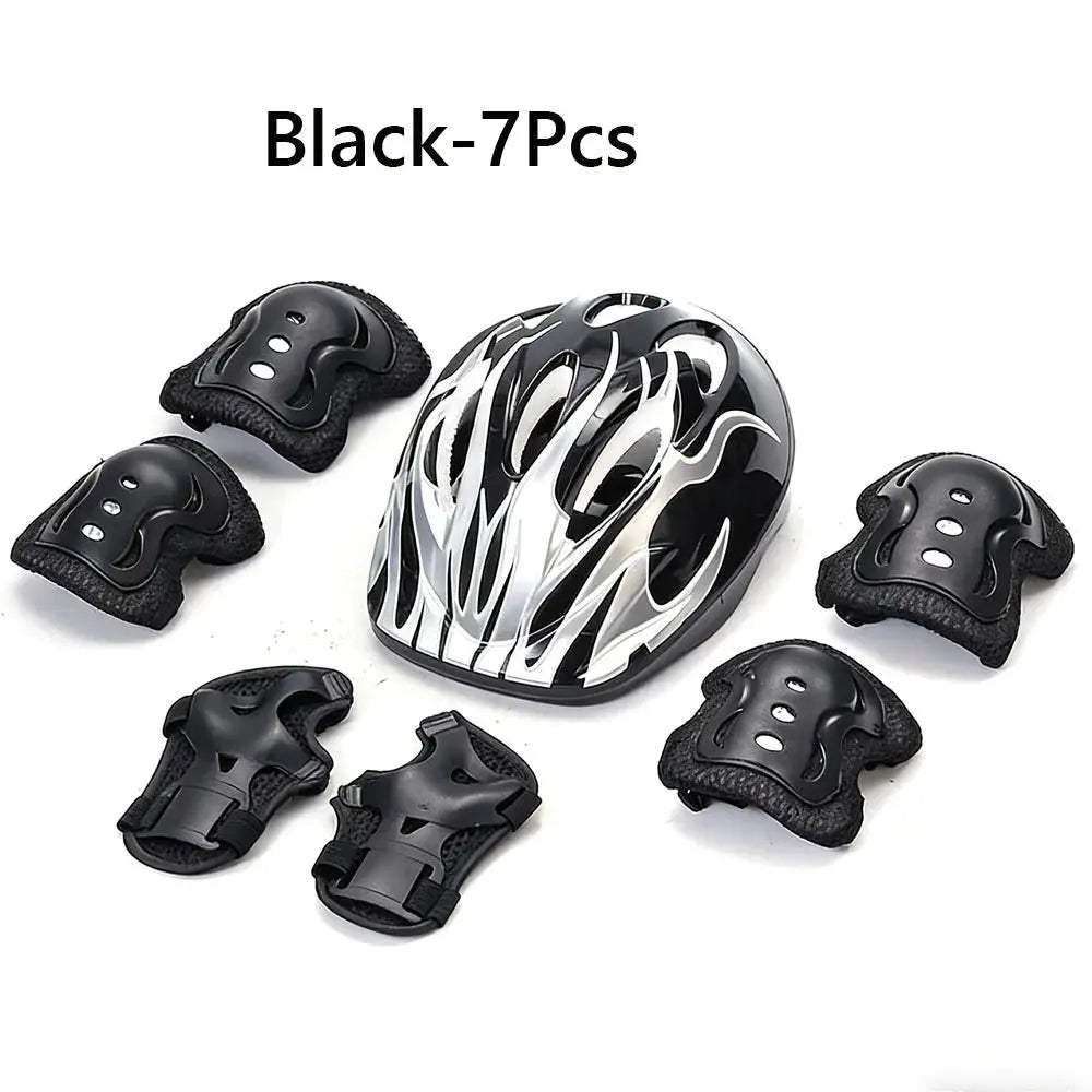 Kids Bike Helmet And Protective Gear Set With Universal Fit - ToylandEU
