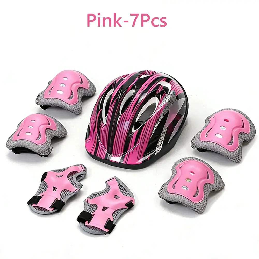 Kids Bike Helmet And Protective Gear Set With Universal Fit - ToylandEU