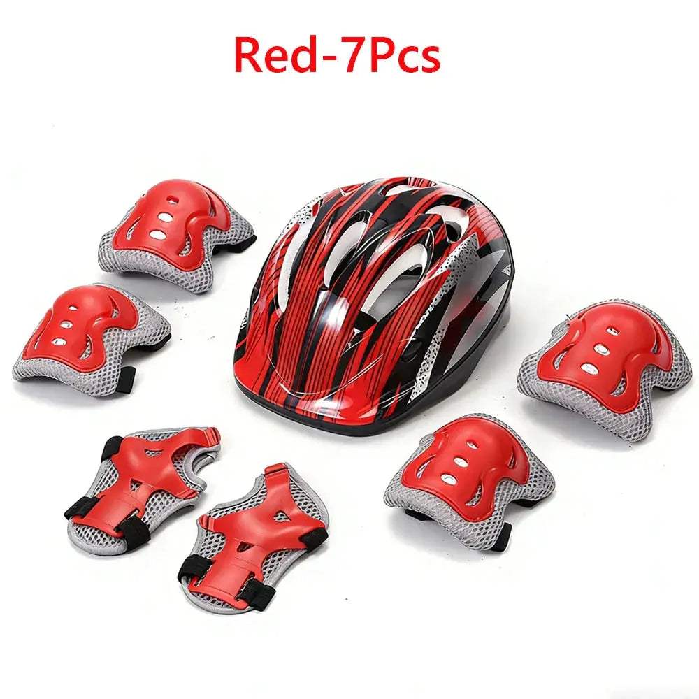 Kids Bike Helmet And Protective Gear Set With Universal Fit - ToylandEU