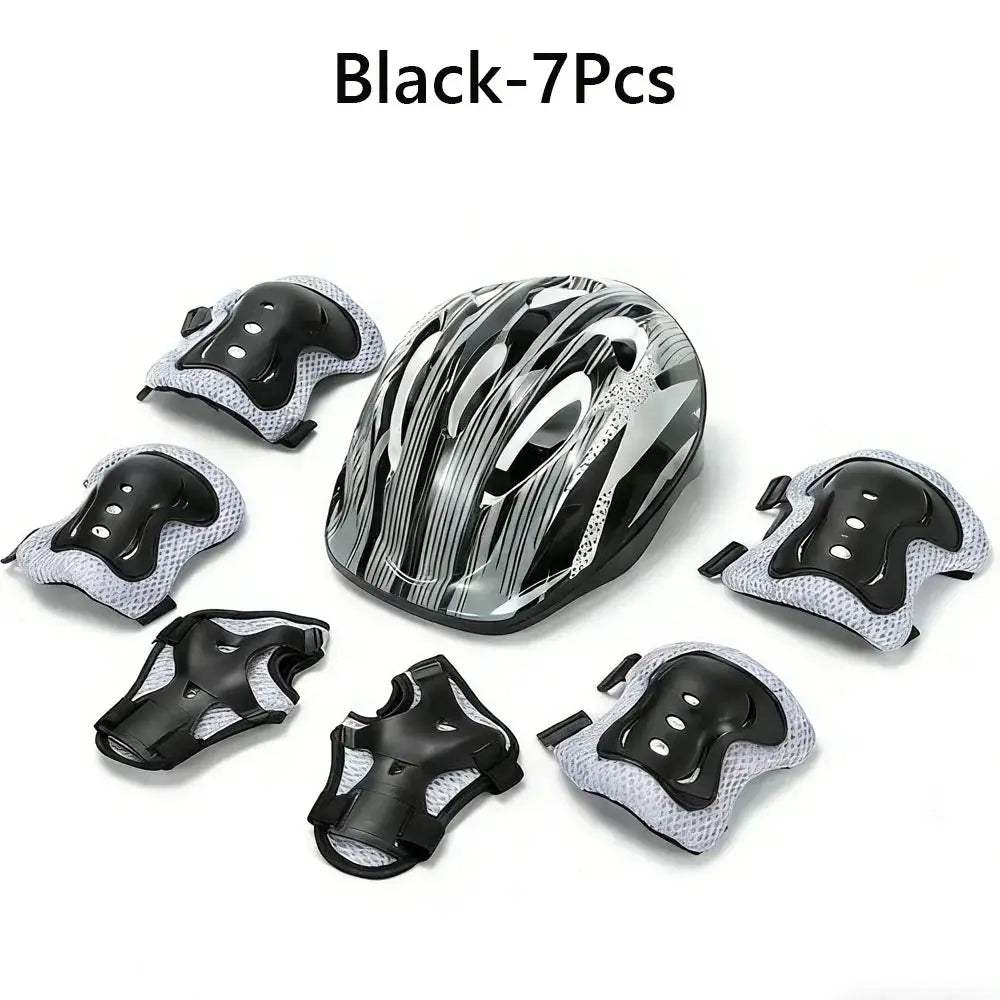 Kids Bike Helmet And Protective Gear Set With Universal Fit - ToylandEU