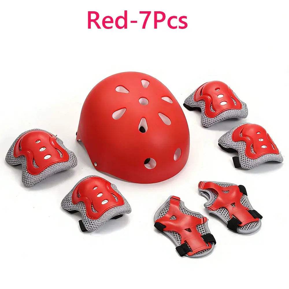 Kids Bike Helmet And Protective Gear Set With Universal Fit - ToylandEU