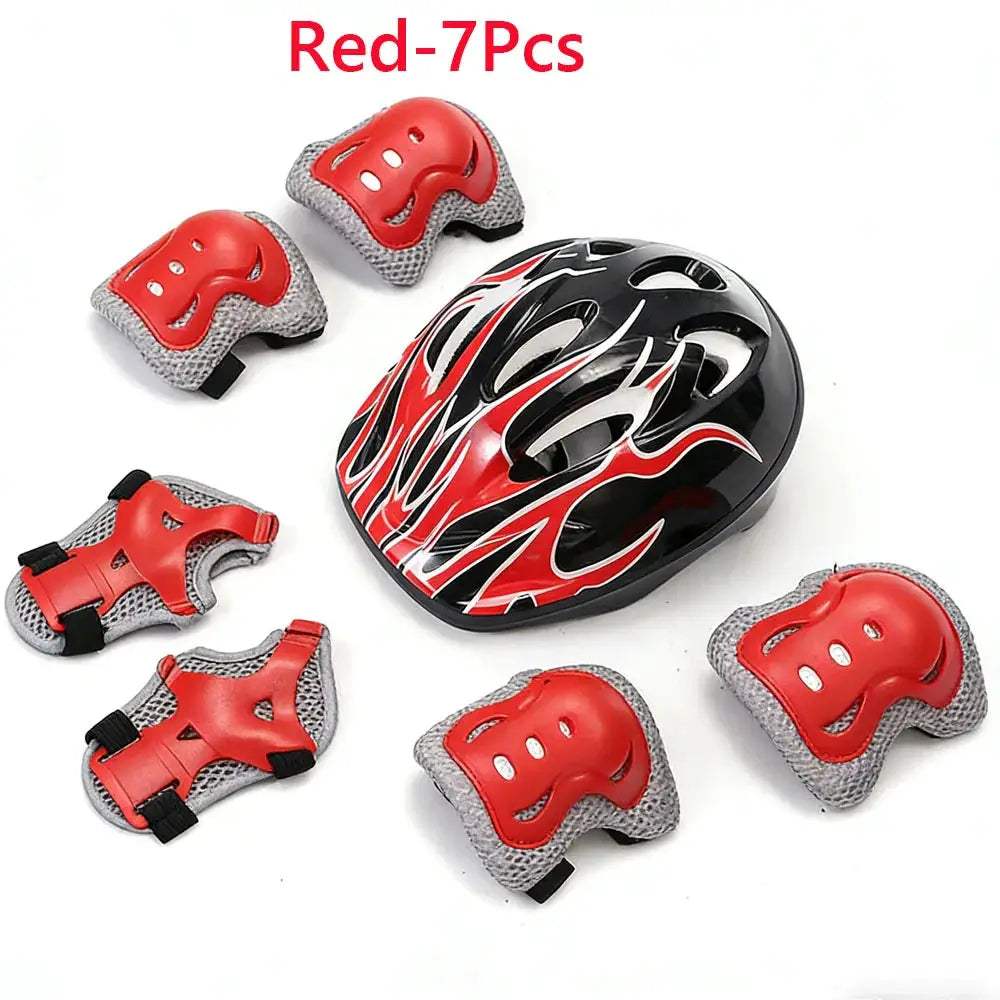 Kids Bike Helmet And Protective Gear Set With Universal Fit - ToylandEU