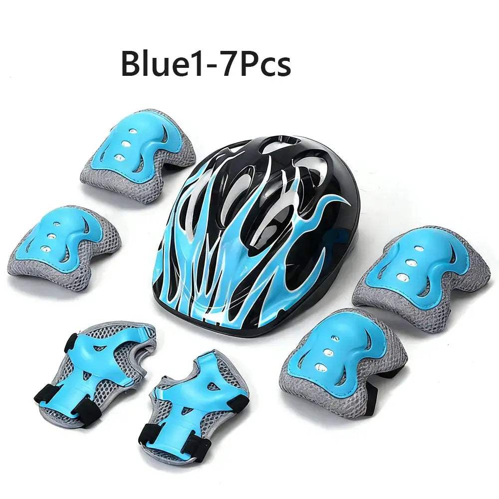 Kids Bike Helmet And Protective Gear Set With Universal Fit - ToylandEU