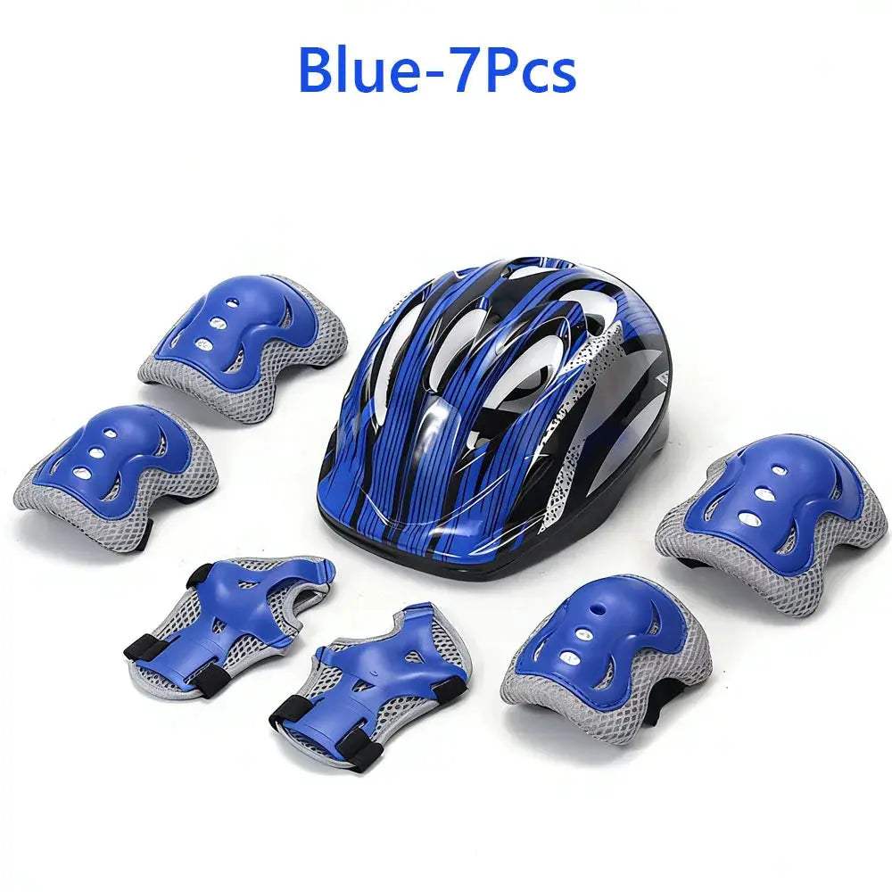 Kids Bike Helmet And Protective Gear Set With Universal Fit - ToylandEU