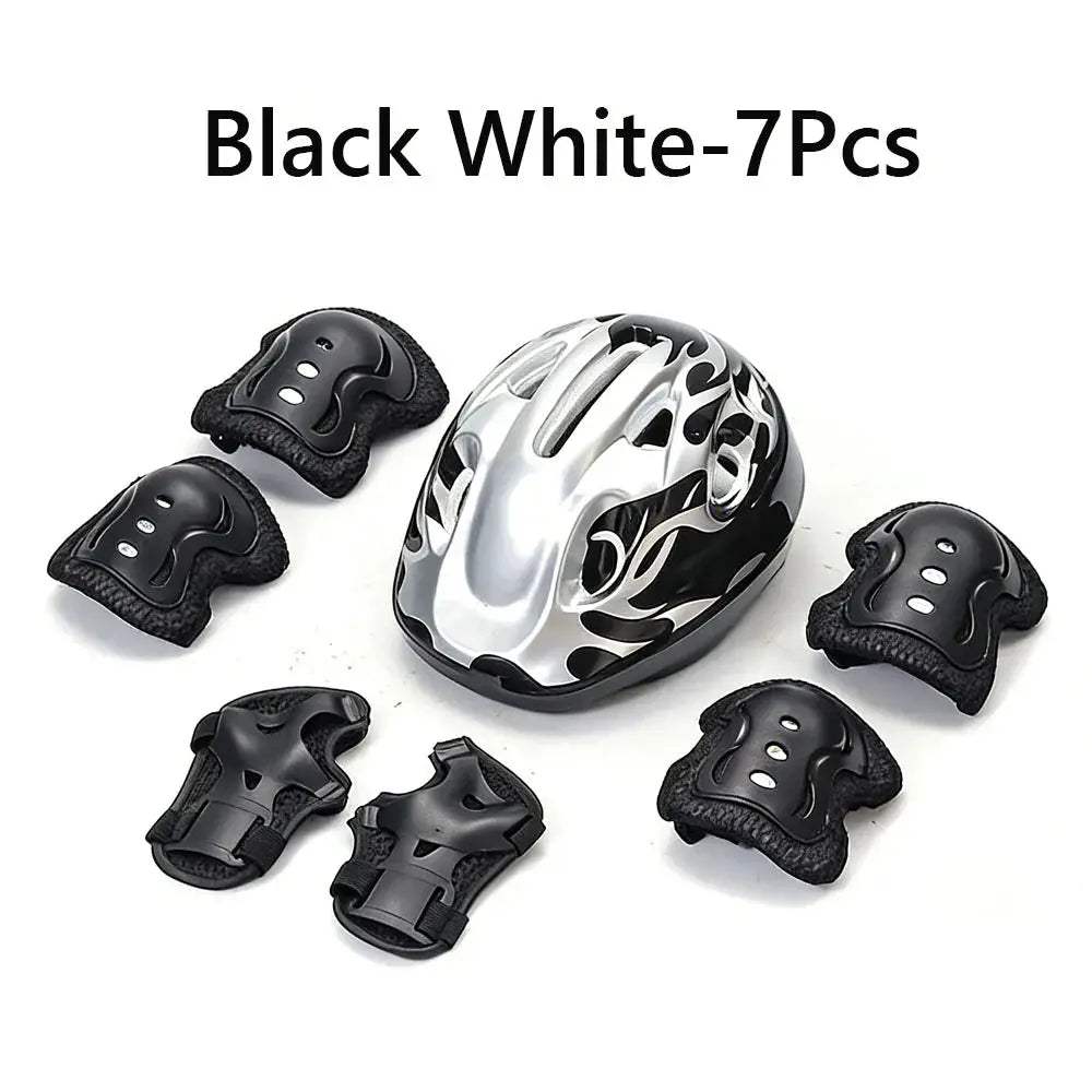 Kids Bike Helmet And Protective Gear Set With Universal Fit - ToylandEU