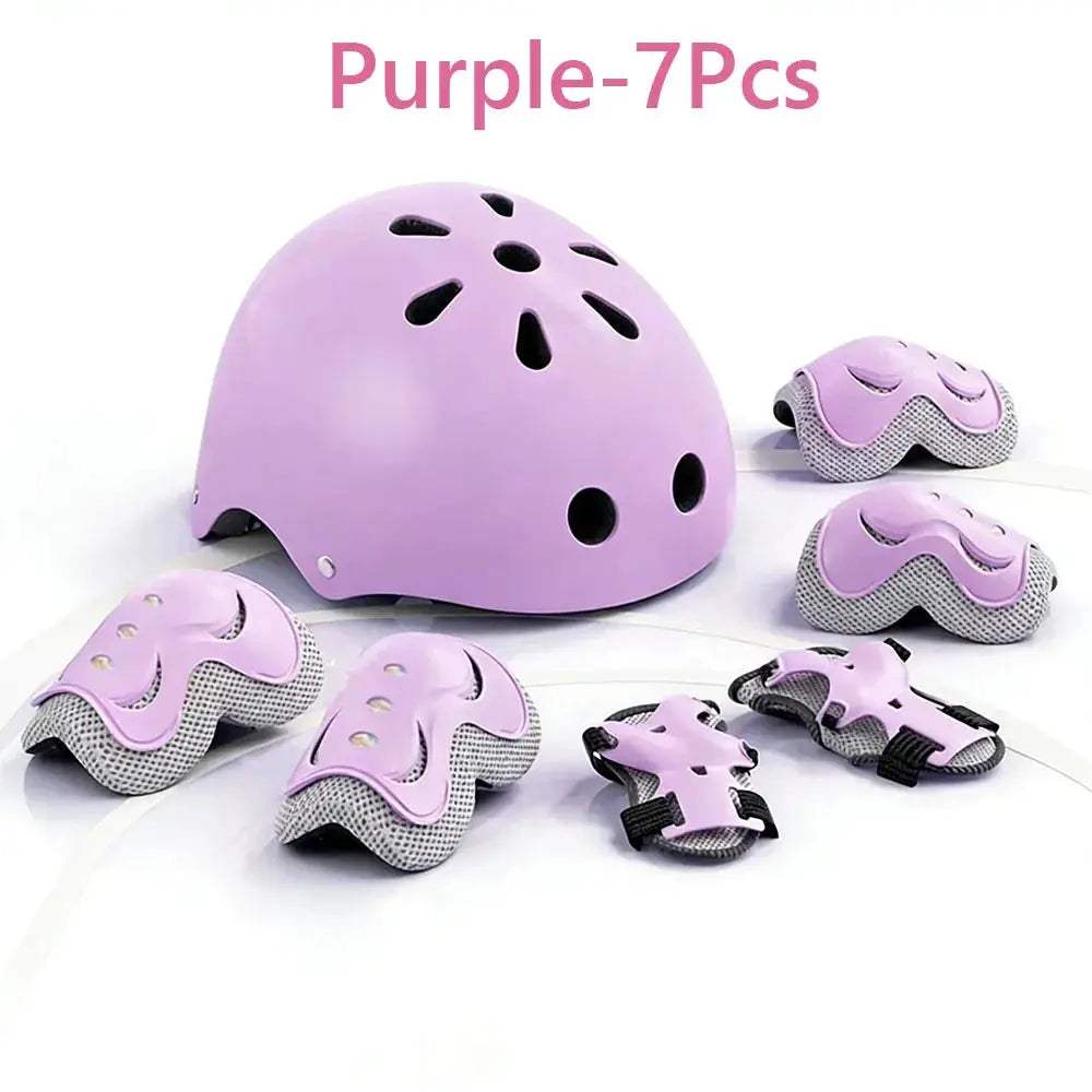 Kids Bike Helmet And Protective Gear Set With Universal Fit - ToylandEU