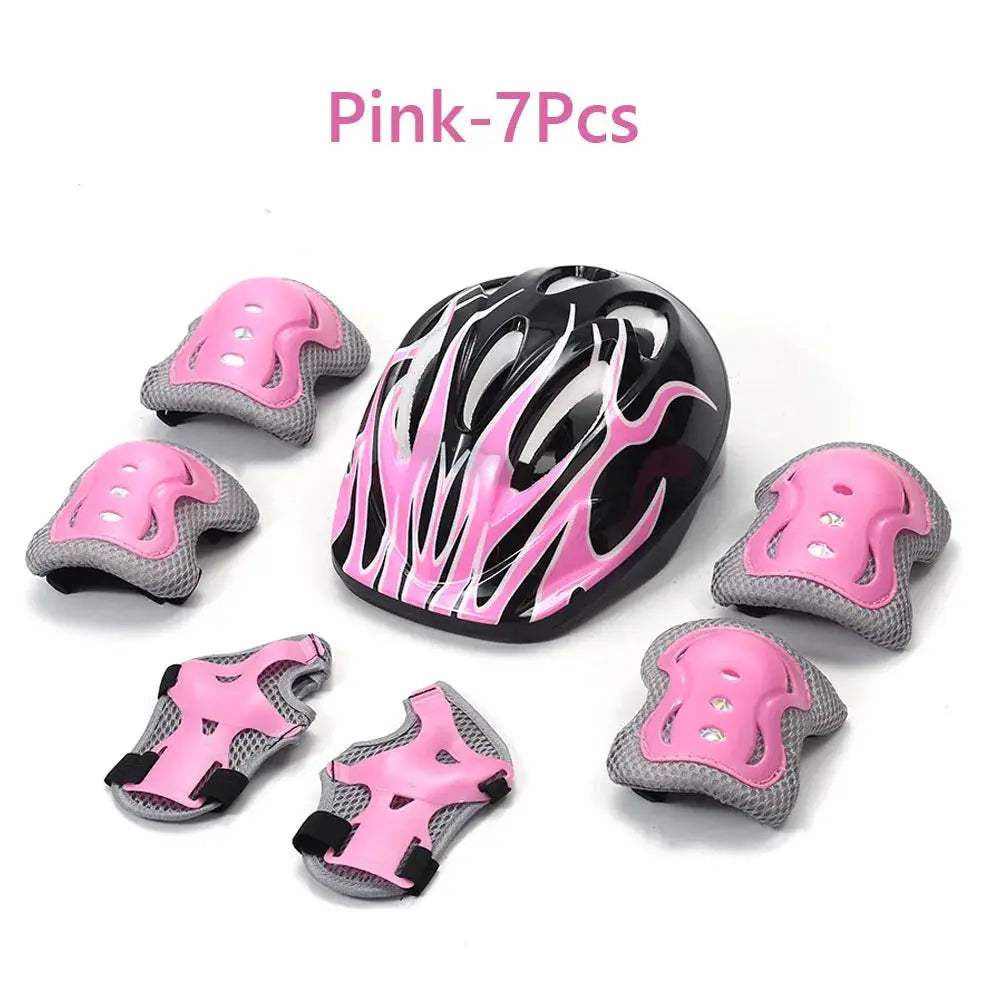 Kids Bike Helmet And Protective Gear Set With Universal Fit - ToylandEU