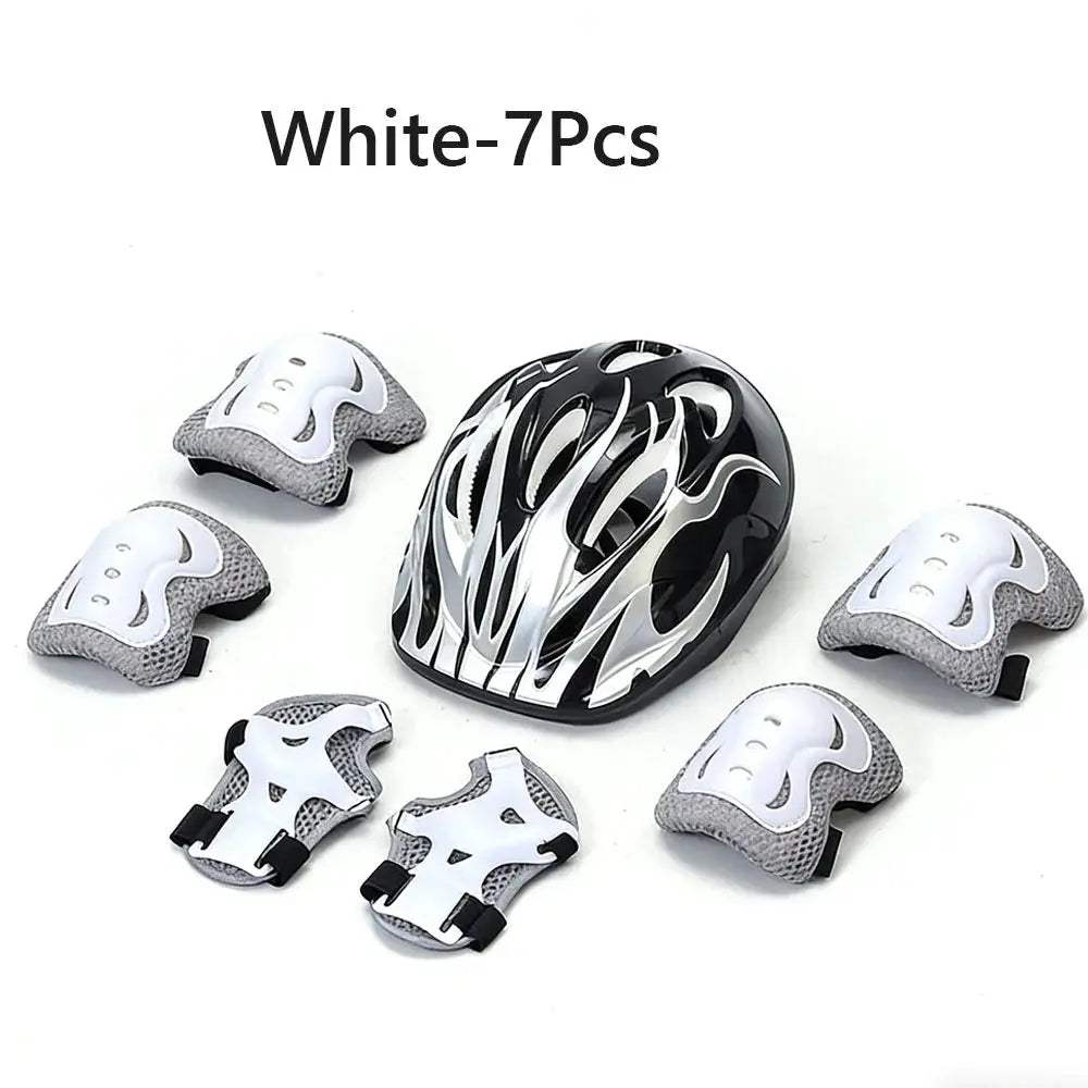 Kids Bike Helmet And Protective Gear Set With Universal Fit - ToylandEU