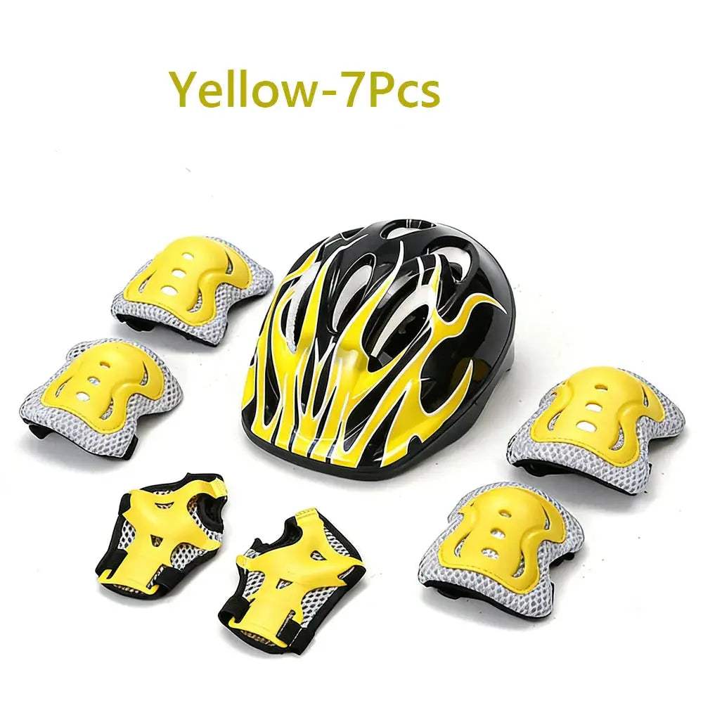 Kids Bike Helmet And Protective Gear Set With Universal Fit - ToylandEU