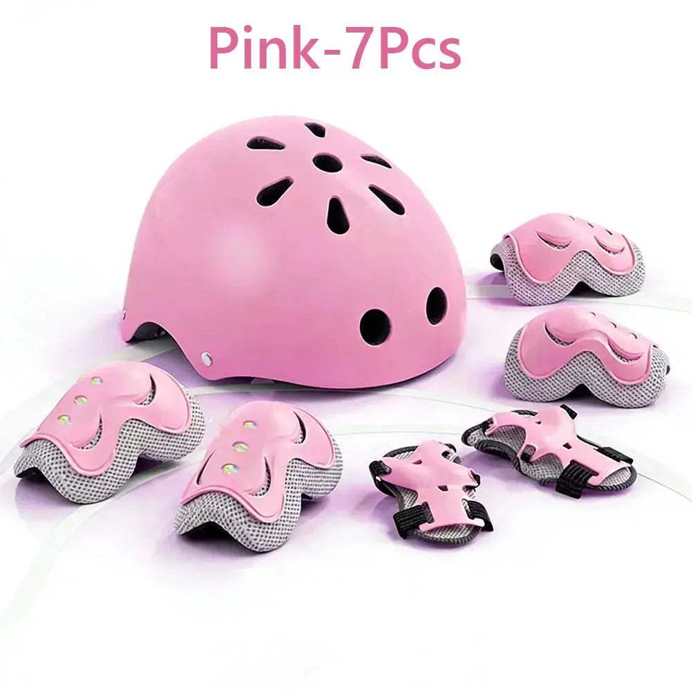 Kids Bike Helmet And Protective Gear Set With Universal Fit - ToylandEU