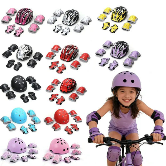  Kids Bike Helmet Protective Gear Set Universal Fit -  ToylandEU™
