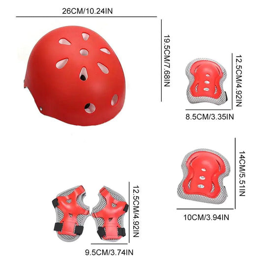  Kids Bike Helmet Protective Gear Set Universal Fit -  ToylandEU™