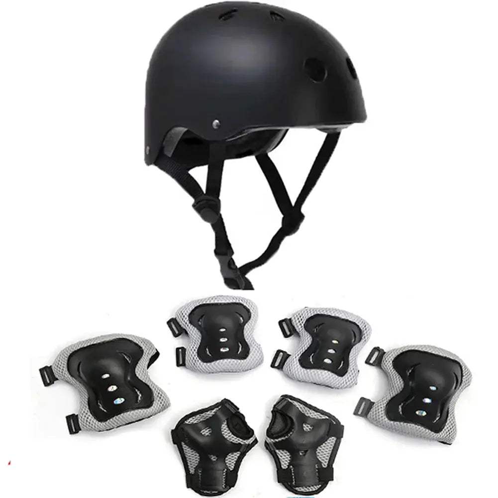 Kids Bike Helmet With Knee Elbow Wrist Guards For Safety - ToylandEU