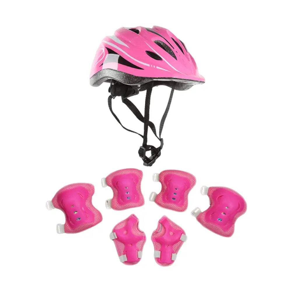 Kids Bike Helmet With Knee Elbow Wrist Guards For Safety - ToylandEU