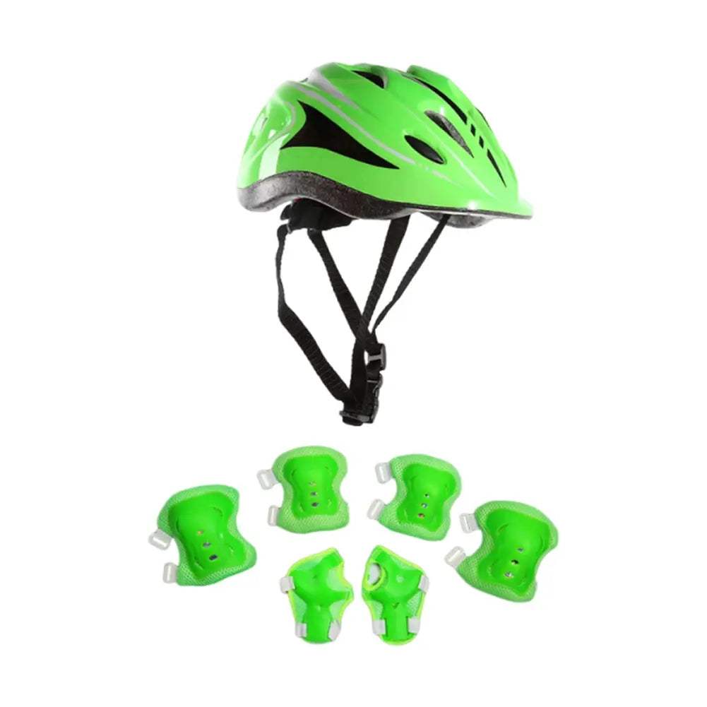 Kids Bike Helmet With Knee Elbow Wrist Guards For Safety - ToylandEU