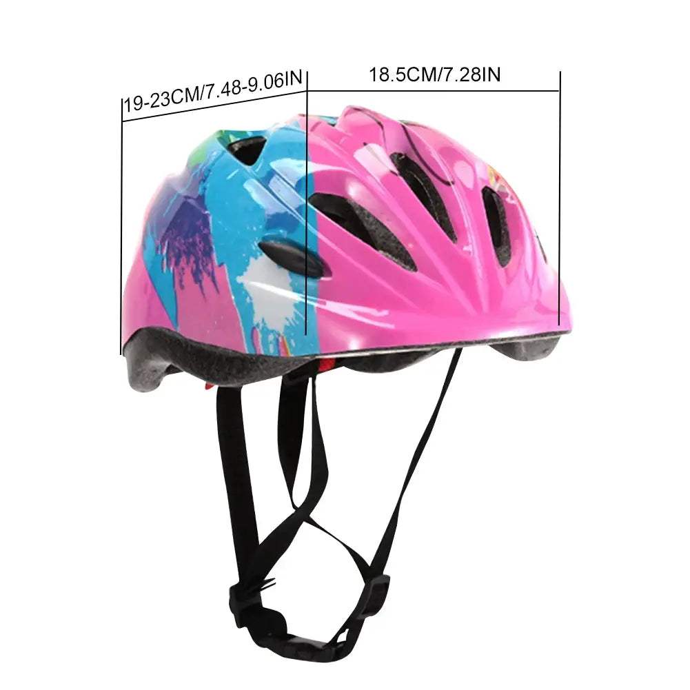 Kids Bike Helmet With Knee Elbow Wrist Guards For Safety - ToylandEU