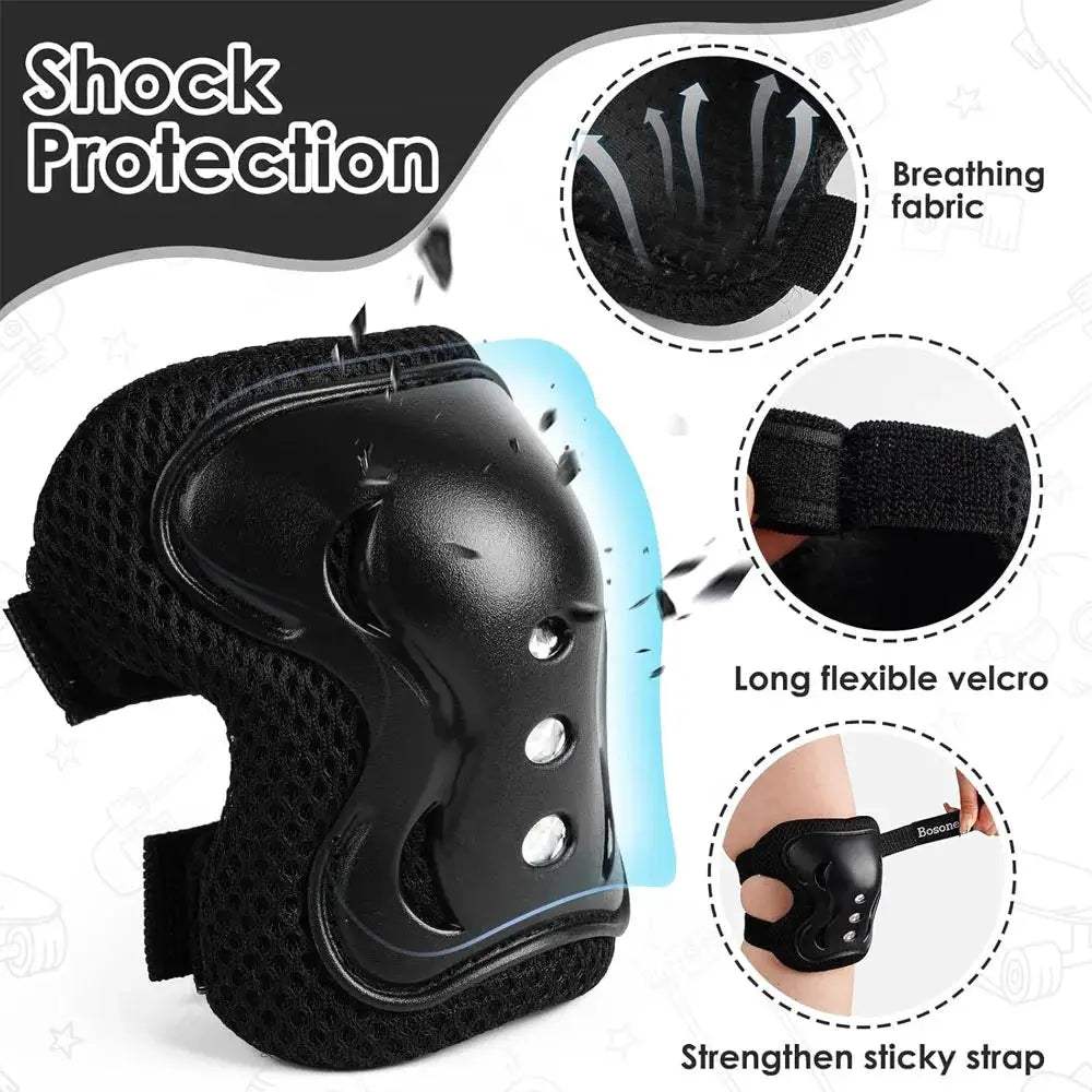 Kids Bike Helmet and Protective Pad Set for Safe Cycling - ToylandEU