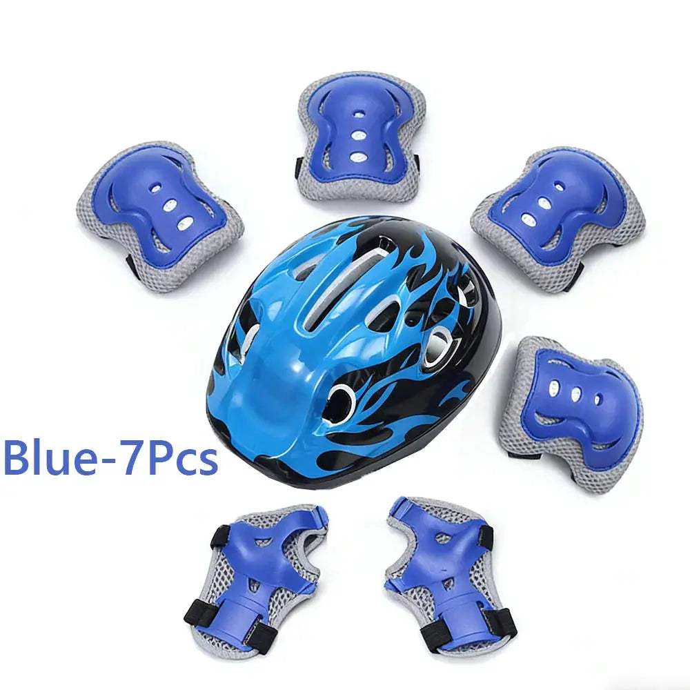 Kids Bike Helmet and Protective Pad Set for Safe Cycling - ToylandEU