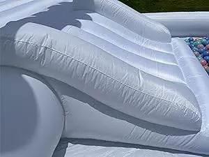  Kids Birthday Gift 9ft White Bounce House With Slide -  ToylandEU™