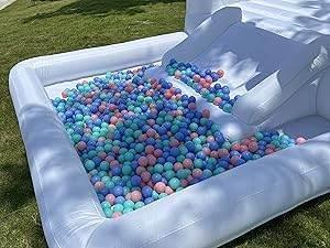  Kids Birthday Gift 9ft White Bounce House With Slide -  ToylandEU™