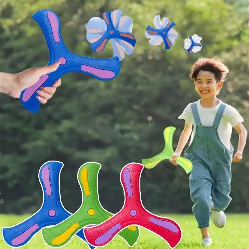  Kids Boomerang Toy Foam Flying Saucer Safe Outdoor Fun -  ToylandEU™