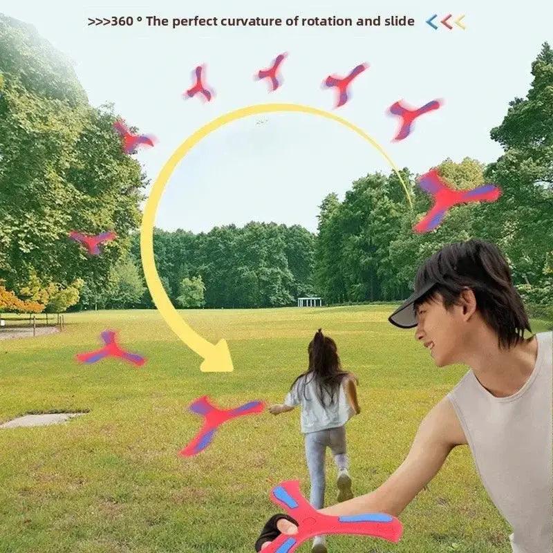  Kids Boomerang Toy Foam Flying Saucer Safe Outdoor Fun -  ToylandEU™