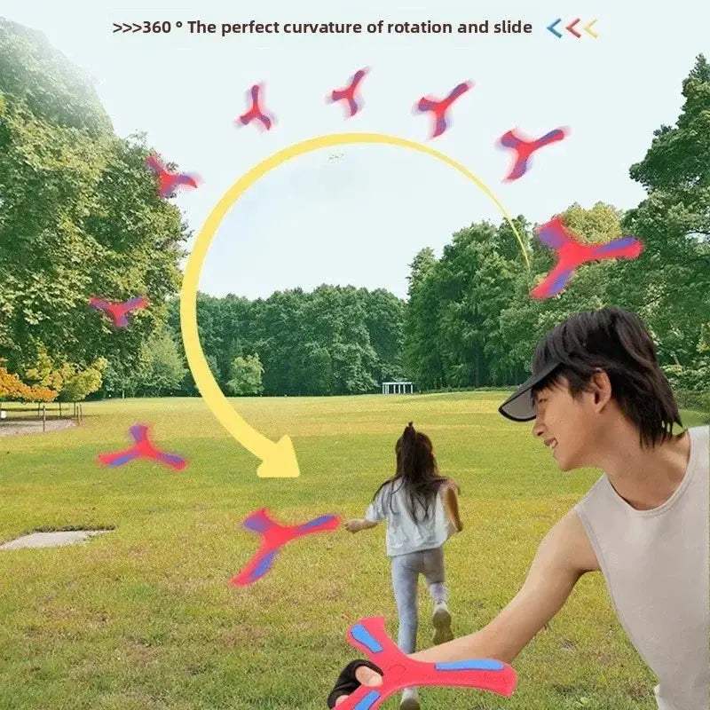  Kids Boomerang Toy Foam Flying Saucer Safe Outdoor Fun -  ToylandEU™