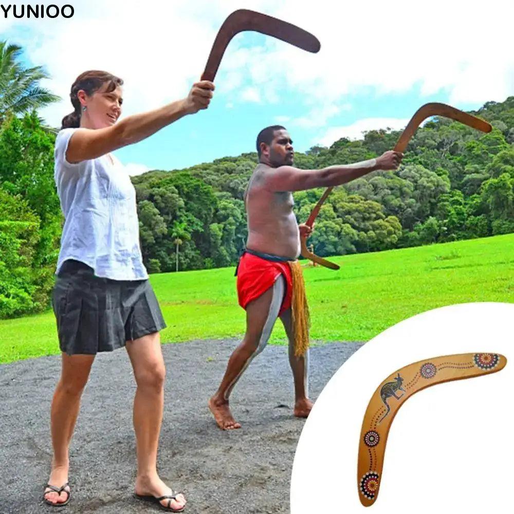  Kids Boomerang Toy V Shaped Flying Safe Wooden Disc -  ToylandEU™