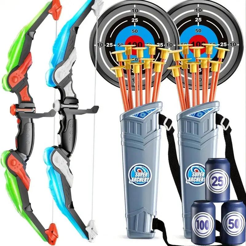  Kids Bow And Arrow Set Safe Suction Arrows Target -  ToylandEU™