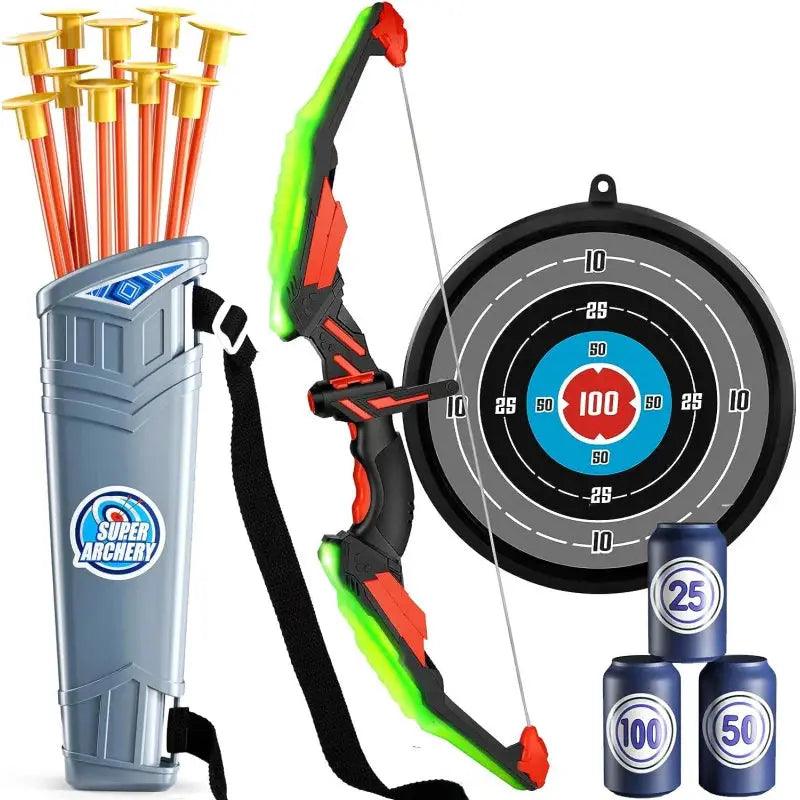  Kids Bow And Arrow Set Safe Suction Arrows Target -  ToylandEU™