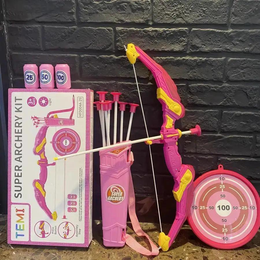  Kids Bow And Arrow Set Safe Suction Arrows Target -  ToylandEU™