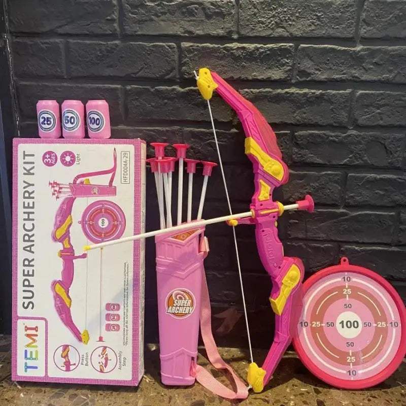  Kids Bow And Arrow Set Safe Suction Arrows Target -  ToylandEU™