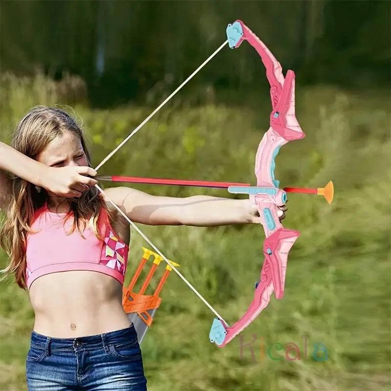  Kids Bow and Arrow Light-up Archery Set For Kids Toy -  ToylandEU™