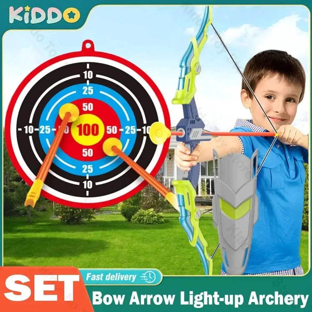  Kids Bow and Arrow Light-up Archery Set for 3-12 Years -  ToylandEU™