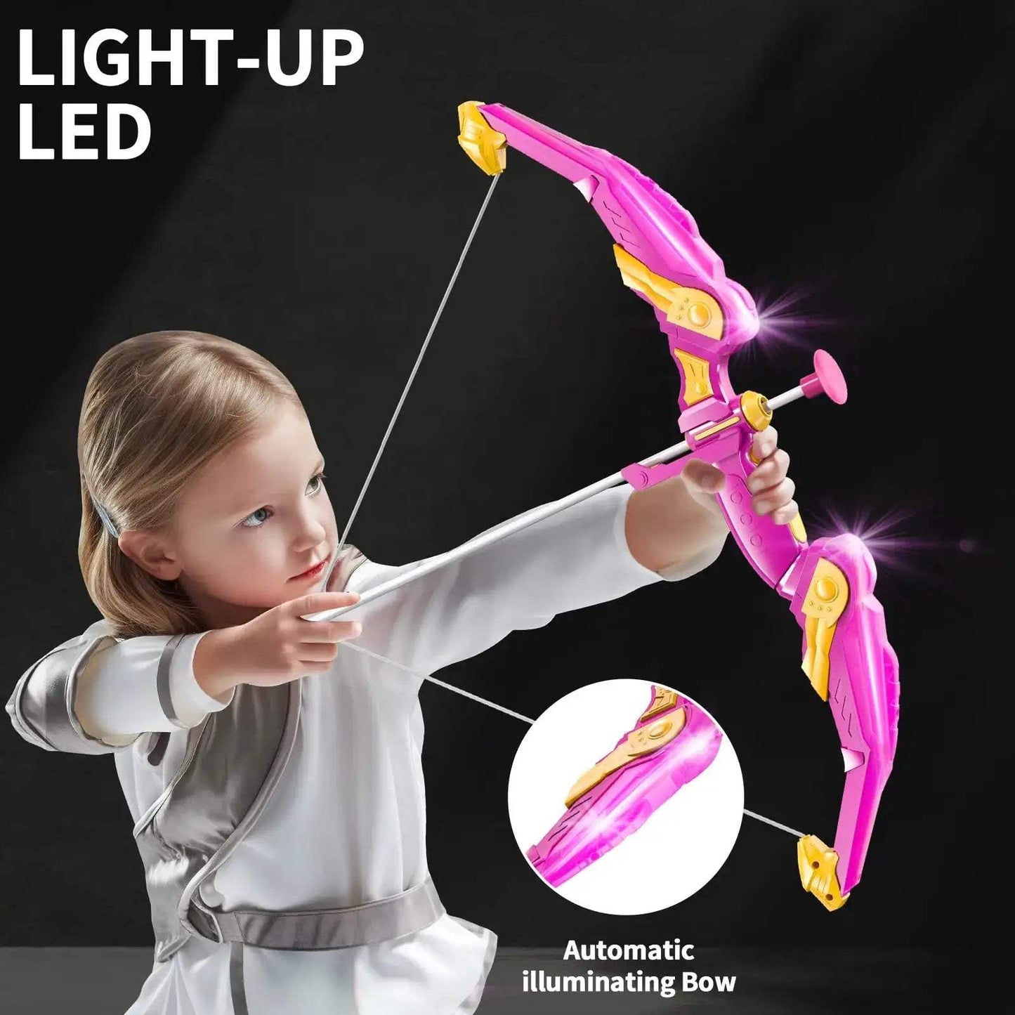 Kids Bow and Arrow Set Archery Toy Safe ABS Plastic - ToylandEU