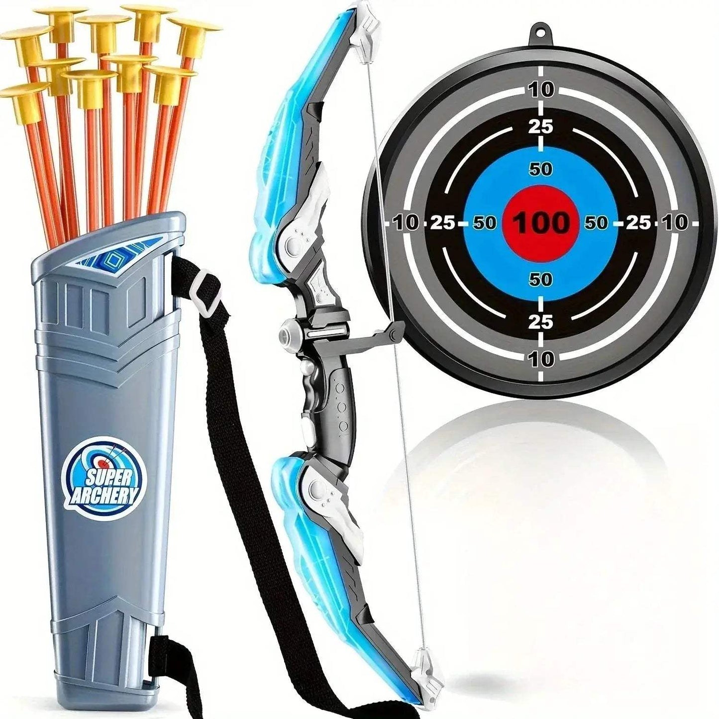 Kids Bow and Arrow Set Archery Toy Safe ABS Plastic - ToylandEU